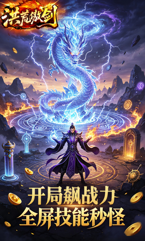 洪荒傲剑H5截图